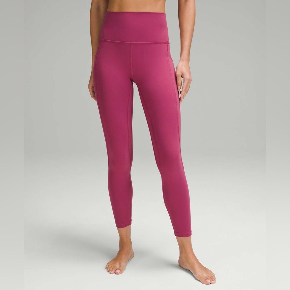 🆕 Lululemon Align High-Rise Pant with Pockets 25" in Washed Mauve Size 0 - Picture 2 of 8